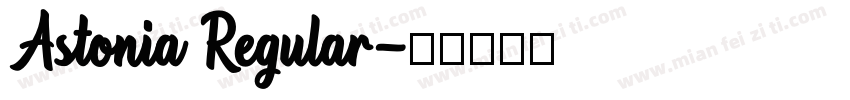 Astonia Regular字体转换